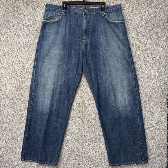 VTG 90’s Levis SilverTab Baggy Jeans Men’s 40X32 Blue Denim Y2K Wide Leg Vintage - Picture 4 of 14